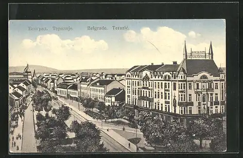 AK Belgrade, Terazié, Strassenpartie