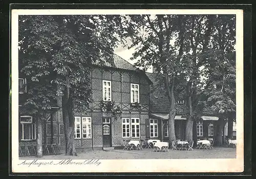 AK Ahlhorn i. O., Gasthof zum alten Posthaus