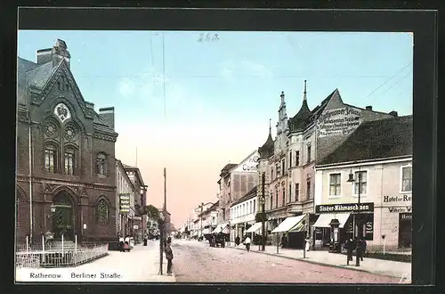 AK Rathenow, Hotel an der Berlinerstrasse