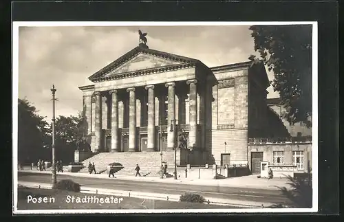 AK Posen / Poznan, Stadttheater