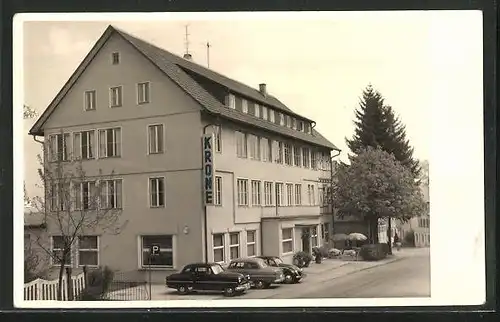 AK Schömberg, Gasthaus und Hotel Krone