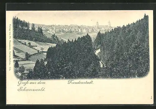 AK Freudenstadt /Schwarzwald, Ortsansicht aus der Vogelschau
