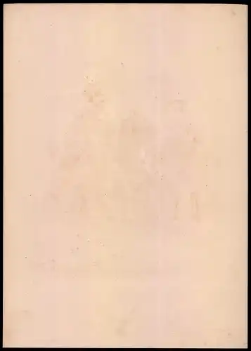 Lithographie Grossherzogthum Mecklenburg Schwerin, Altkolorierte Lithographie aus Eckert und Monten um 1840, 36 x 26cm