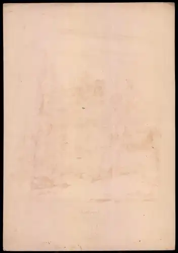 Lithographie Herzogthum Anhalt Köthen, Gendarmerie, Altkolorierte Lithographie aus Eckert und Monten um 1840, 37 x 26cm
