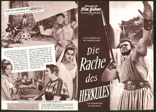 Filmprogramm IFB Nr. 5589, Die Rache des Herkules, Mark Forest, Wandisa Guida, Regie: Vittorio Cottafavi