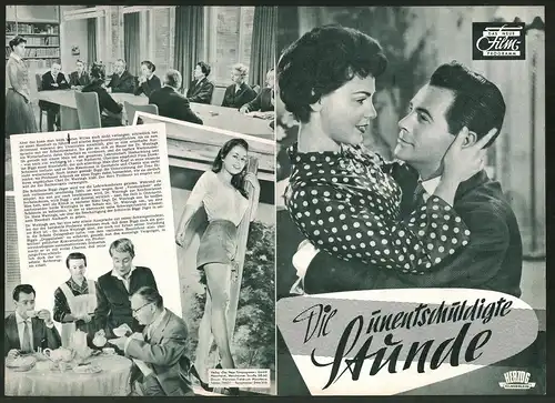 Filmprogramm DNF, Die unentschuldigte Stunde, Adrian Hoven, Erika Remberg, Regie: Willi Forst