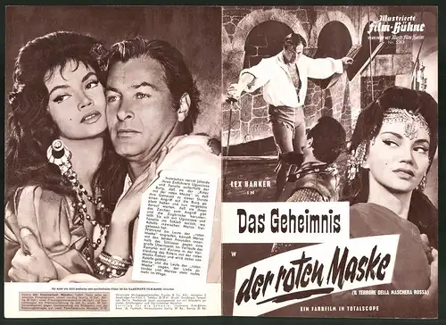 Filmprogramm IFB Nr. 5383, Das Geheimnis der roten Maske, Lex Barker, Chelo Alonso, Regie: Luigi Capuano