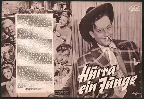 Filmprogramm DNF, Hurra ein Junge, Walter Müller, Theo Lingen, Regie: Ernst Marischka