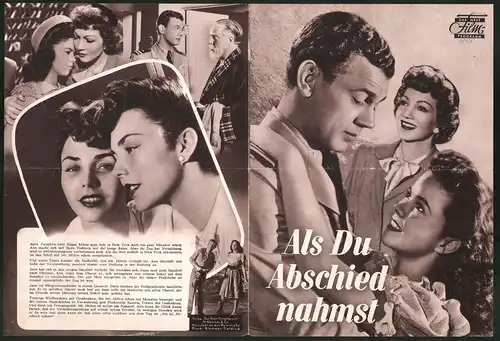 Filmprogramm DNF, Als Du Abschied nahmst, Claudette Colbert, Jennifer Jones, Regie: John Cromwell