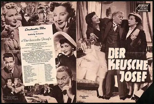 Filmprogramm DNF, Der keusche Josef, Ernst Waldow, Waltraut Haas, Regie: Carl Boese