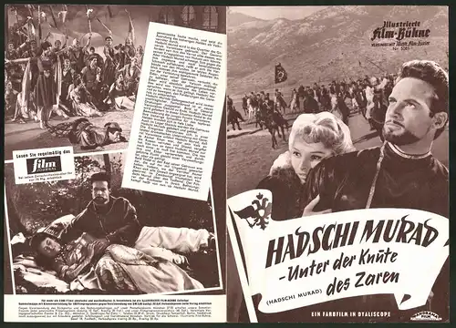 Filmprogramm IFB Nr. 5081, Hadschi Murad - Unter der Knute des Zaren, Steve Reeves, Georgia Moll, Regie: R. Freda