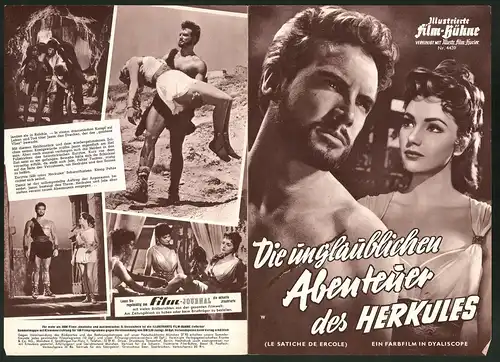 Filmprogramm IFB Nr. 4439, Die unglaubliche Abenteuer des Herkules, Steve Reeves, Sylvia Koscina, Regie: P. Francisci