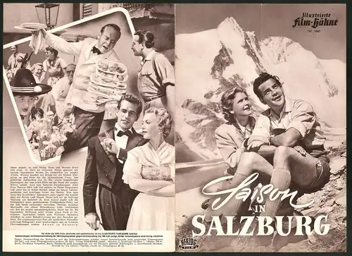 Filmprogramm IFB Nr. 1661, Saison in Salzburg, Adrian Hoven, Walter Müller, Regie: Ernst Marischka