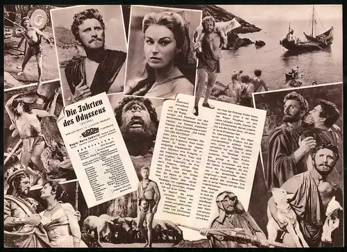 Filmprogramm IFB Nr. 2670, Die Fahrten des Odysseus, Kirk Douglas, Silvana Mangano, Regie: Mario Camerini