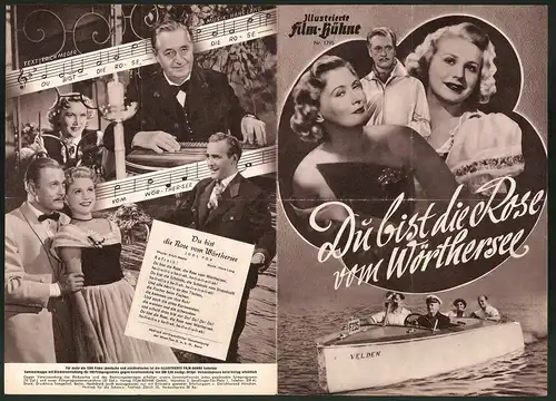 Filmprogramm IFB Nr. 1795, Du bist die Rose vom Wörthersee, Marte Harrell, Grethe Weiser, Regie: Hubert Marischka