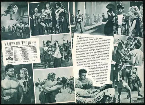 Filmprogramm IFB Nr. 6091, Kampf um Troja, Steve Reeves, Juliette Mayniel, Regie: Giorgio Ferroni