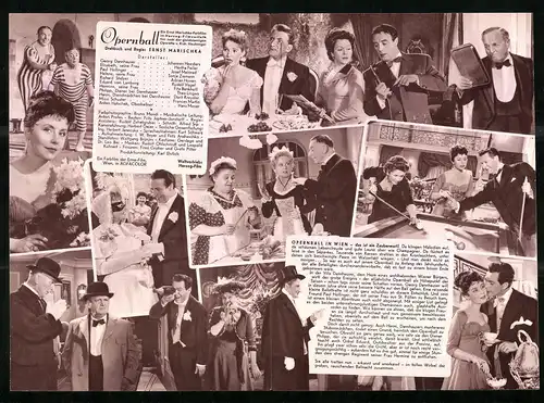 Filmprogramm DNF, Opernball, Johannes Heesters, Hertha Feiler, Regie: Ernst Marischka