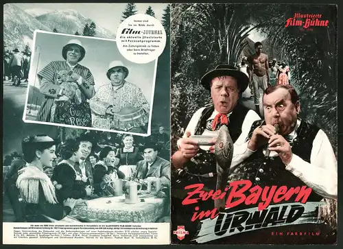 Filmprogramm IFB Nr. 3749, Zwei Bayern im Urwald, Joe Stöckel, Lucie Englisch, Regie: Ludwig Bender