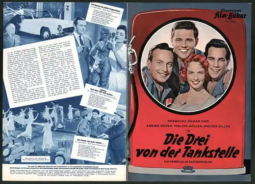 Filmprogramm IFB Nr. 3090, Die Drei von der Tankstelle, Adrian Hoven, Walter Müller, Regie: Hans Wolff