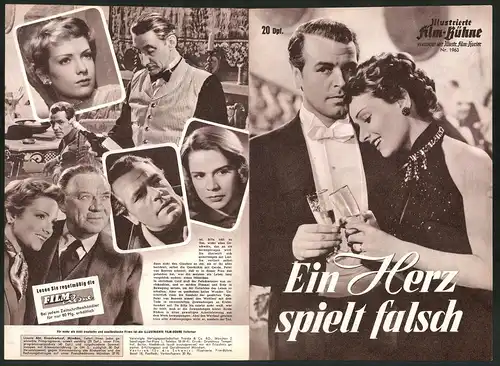 Filmprogramm IFB Nr. 1963, Ein Herz spielt falsch, O. W. Fischer, Ruth Leuwerik, Regie: Rudolf Jugert