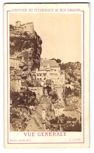 Fotografie Belle Jeune, Lyon, Ansicht Rocamadour, Vue Generale