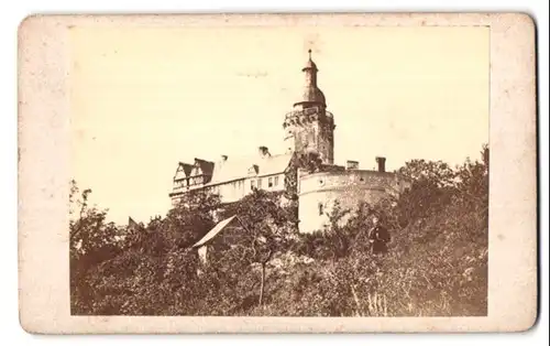 Fotografie unbekannter Fotograf, Ansicht Schloss Falkenstein im Selkethal