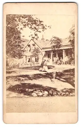 Fotografie unbekannter Fotograf, Ansicht Harzburg, Restaurant auf dem Burgberg