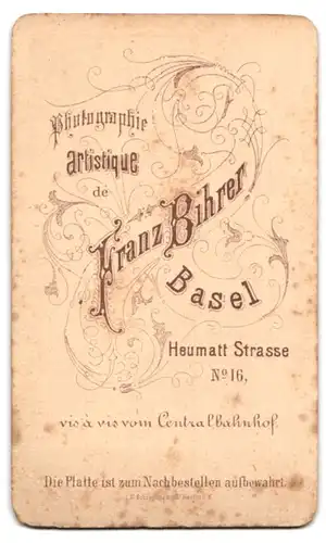 Fotografie Franz Bihrer, Basel, Heumatt Str. 16, Portrait Kleinkind im Kostüm zum Fasching