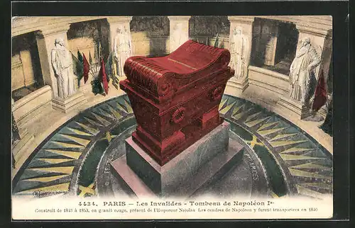 AK Paris, Hôtel des Invalides, Tombeau de Napoleon Ier