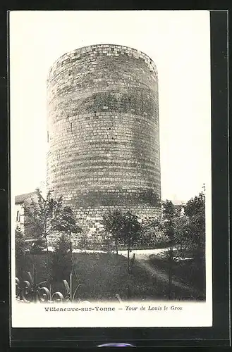 AK Villeneuve-sur-Yonne, Tour de Louis le Gros