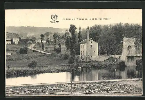 AK Villevallier, Un Coin de l`Yonne au Pont