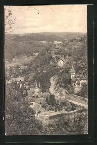 AK Heidelberg, Strassenpartie am Graimbergweg