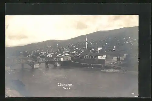 AK Veles, Ortsansicht über den Vardar