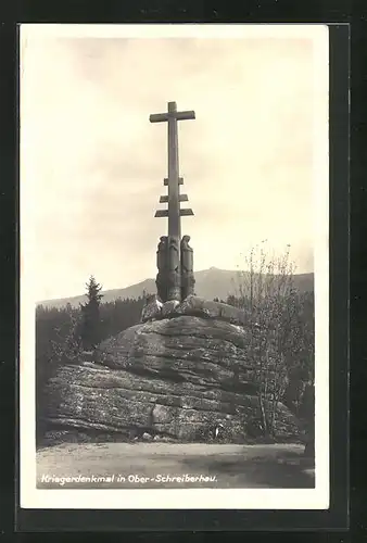 AK Schreiberhau, Kriegerdenkmal in Ober-Schreiberhau