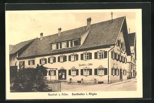 AK Sonthofen i. Allgäu, Gasthof zum Adler