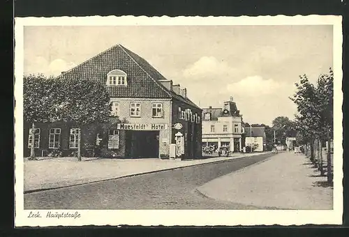 AK Leck, Hotel Muesfeldt, Hauptstrasse