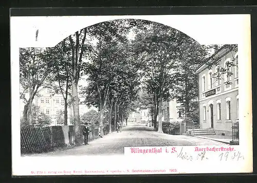 AK Klingenthal i.S., Auerbacherstrasse