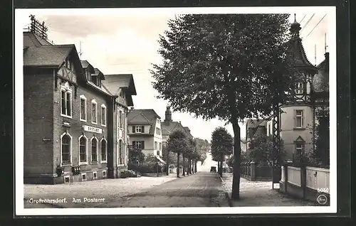 AK Grossröhrsdorf, Am Postamt