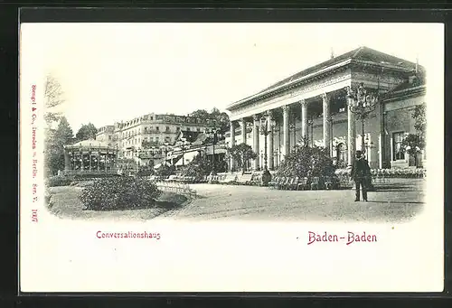 Relief-AK Baden-Baden, Conversationshaus
