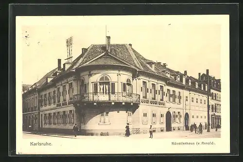 AK Karlsruhe, Künstlerhaus v. Arnold