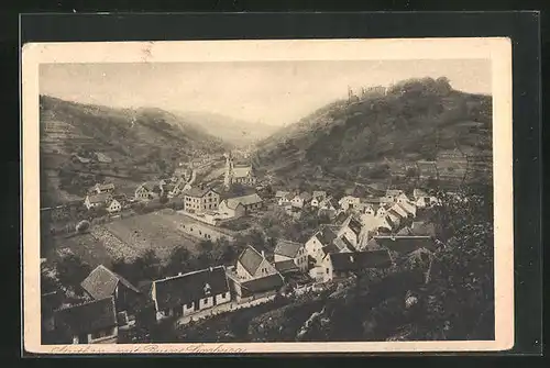 AK Limburg, Kloster Ruine, Ortsansicht