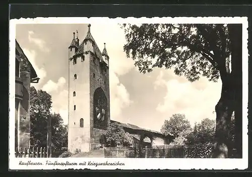 AK Kaufbeuren, Fünfknopfturm mit Kriegswahrzeichen