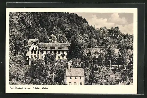 AK Bad Brückenau, Hotel Rhön-Heim