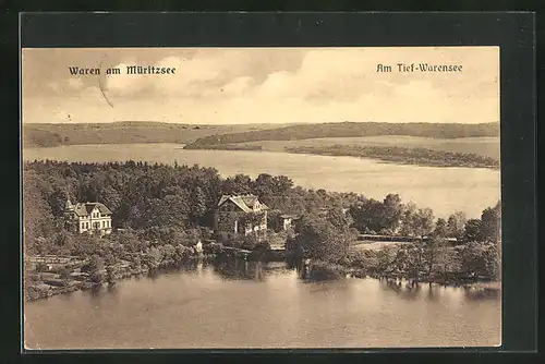 AK Waren am Müritzsee, Am Tief-Warensee