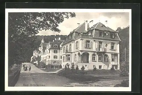 AK Brückenau, Sanatorium Dr. Schlagintweir