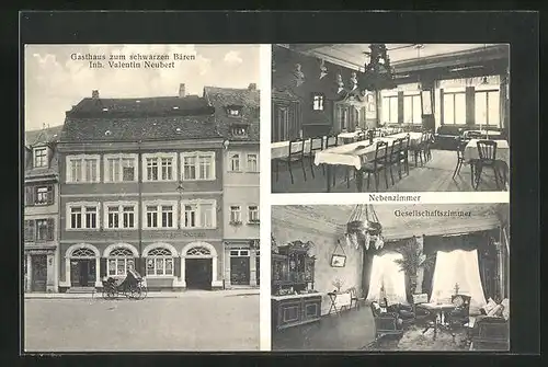 AK Nürnberg, Gasthaus zum schwarzen Bären, Inh. Valentin Neubert