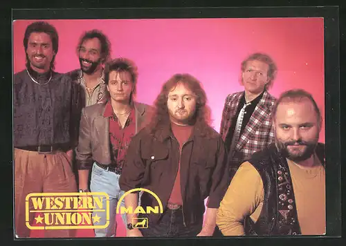 AK Musiker der Band Western Union blicken in die Kamera