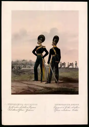 Lithographie Königreich Schweden, altkoloriert, montiert, aus Eckert & Monten um 1840 Vorzugsausgabe, 36 x 25cm