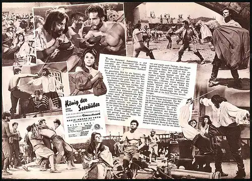 Filmprogramm IFB Nr. 5874, König der Seeräuber, Steve Reeves, Valerie Lagrange, Chelo Alonso, Regie Andre de Toth