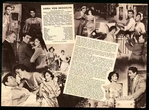 Filmprogramm DNF Nr. 3999, Anna von Brooklyn, Gina Lollobrigida, Vittorio de Sica, Regie Carlo Lastricati